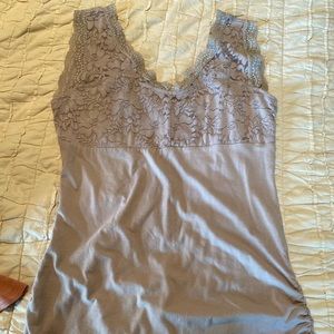 Lace top tank top